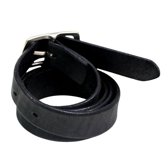 REI BLACK GENUINE LEATHER 1 1/4"Wd DRESS CASUAL CLASSIC WOMEN'S BELT Sz M (X6 - Picture 4 of 11